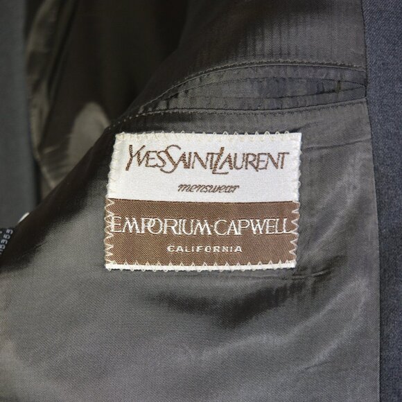 Vintage Yves Saint Laurent Menswear Suit Jacket - Picture 3 of 3